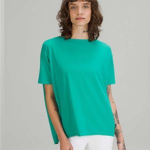 lululemon Back in Action Short Sleeve T *Nulu in Maldives Green